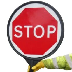 Stop And Go Traffic Control Sign